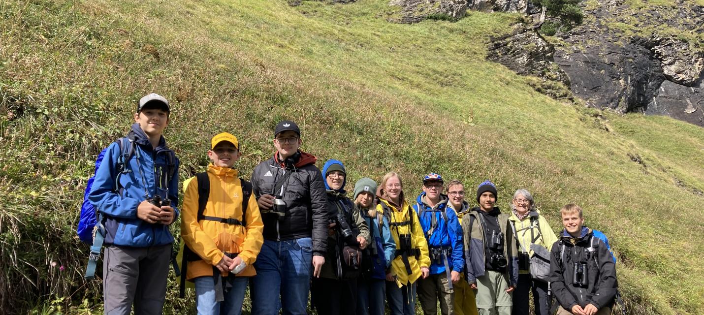 Jugendgruppe auf Melchsee Frutt